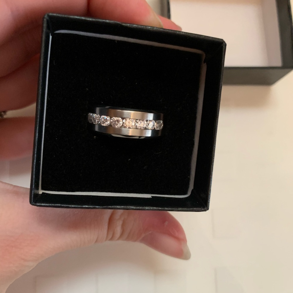 Titanium ring men’s
